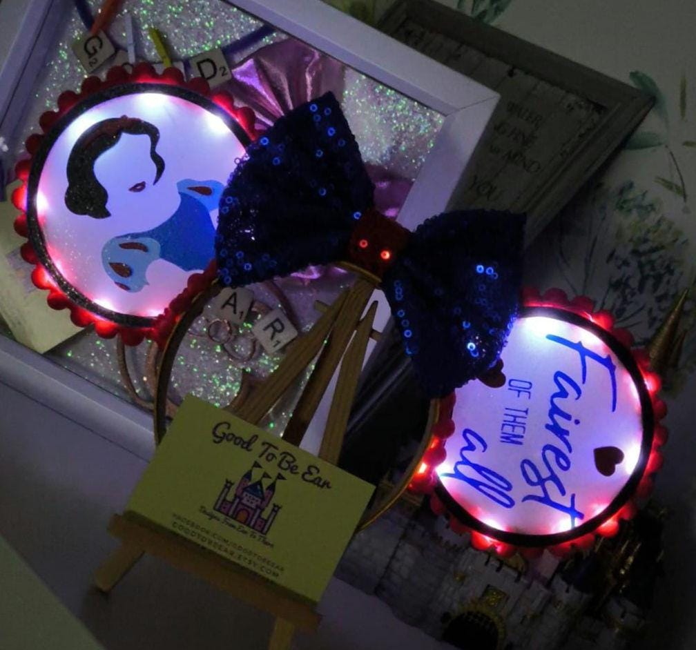 Snow White Princess Disney Minnie and Mickey Inspired Light  display picture 1