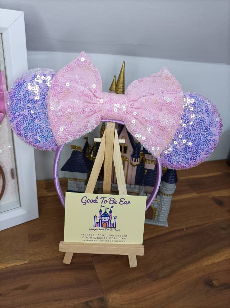 Lilac Pink Iridescent Disney Minnie and Mickey Inspired  display picture 1