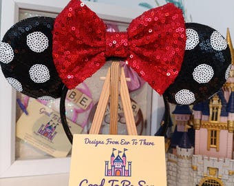 Polka Dot Classic Disney Minnie and Mickey Inspired Mouse  display picture 3