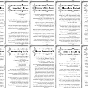 Protection & Cleansing Spells in PDF: Egg Cleanse and More