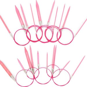 Agulha de tricô circular fixa LYKKE Blush 24"