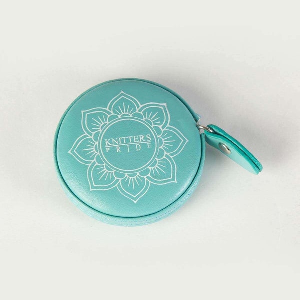 Knitter's Pride Mindful Collection Teal Retractable Tape Measure