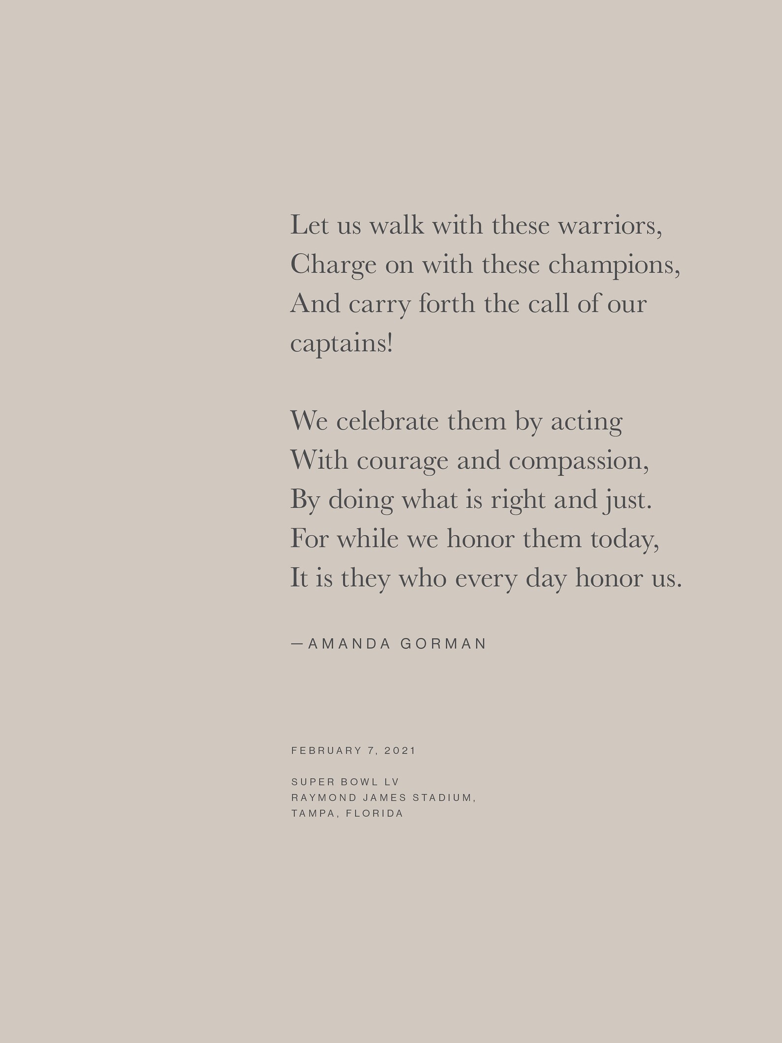 Printable Amanda Gorman Chorus of the Captains Poem Digital Etsy