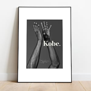 Printable Kobe Bryant Poster - Digital Download - Printable Wall Art - Los Angeles Lakers