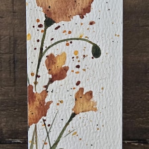 Hand-painted bookmark
