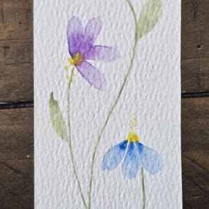 Hand-painted bookmark