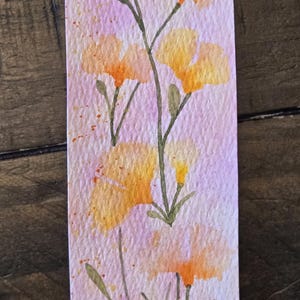 Hand-painted bookmark