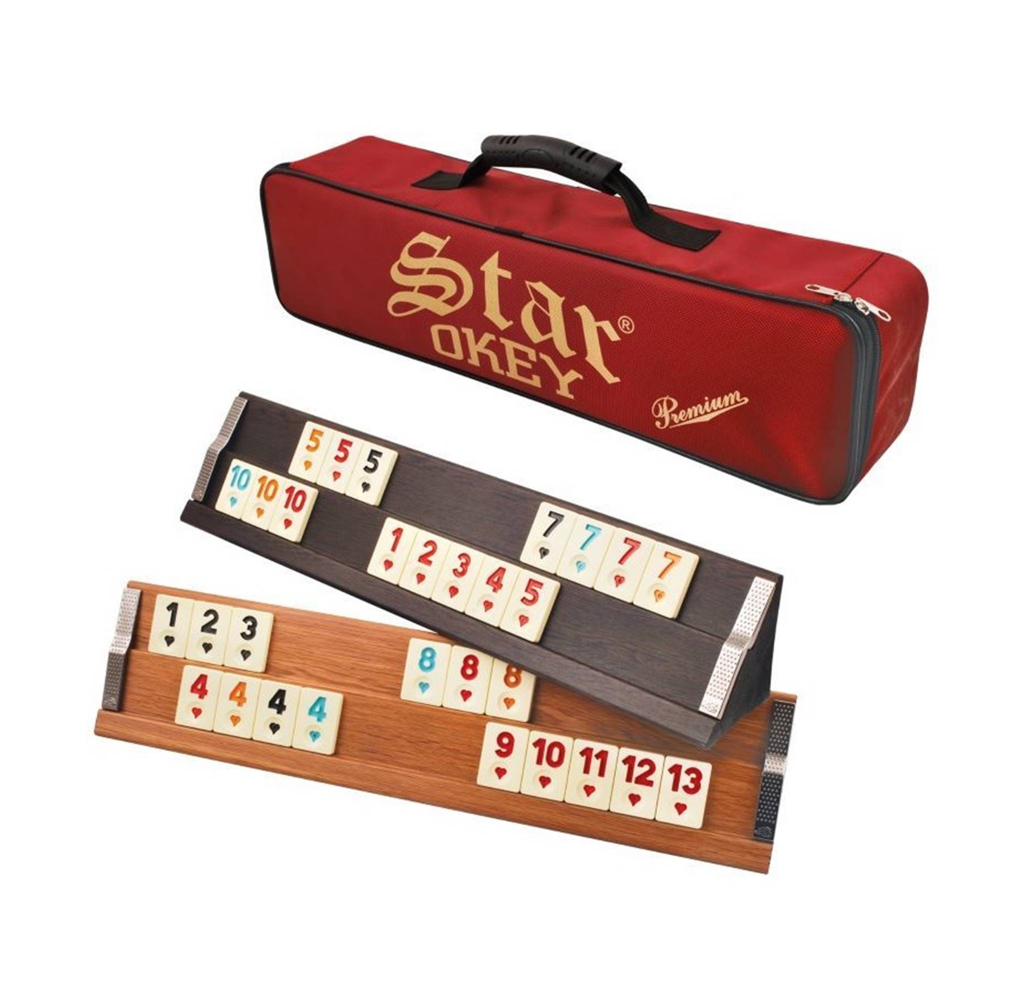 Star Premium Wooden Rummy Set Romme Rummy Travel Rummy Okey Etsy