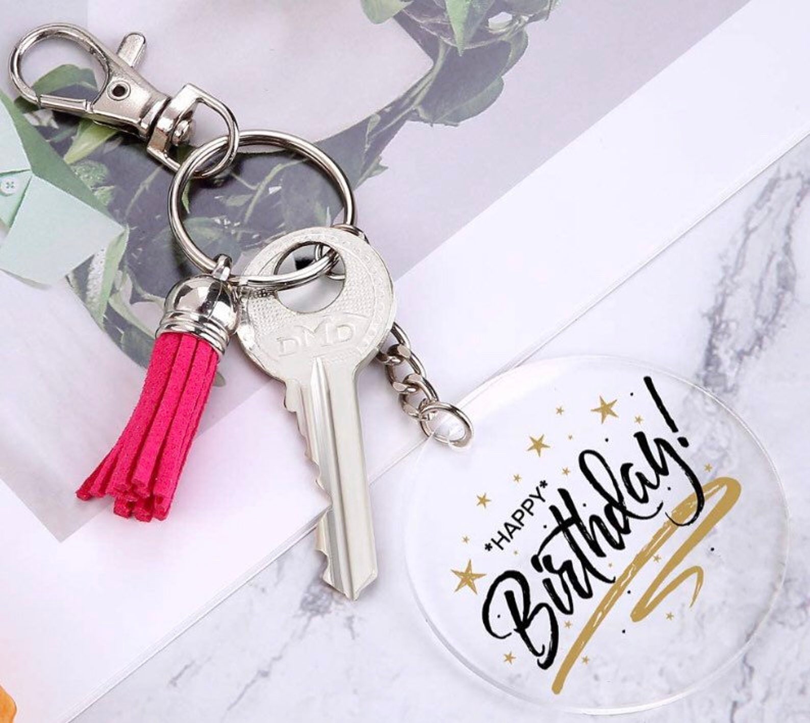 Personalized 2 inch round key chains Etsy