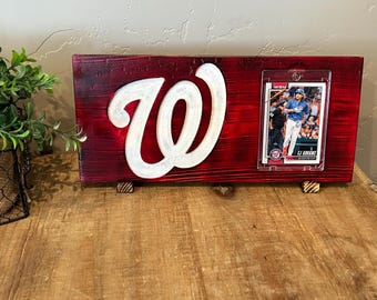 Nationals Sport card display