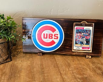 Cubs Sport card display