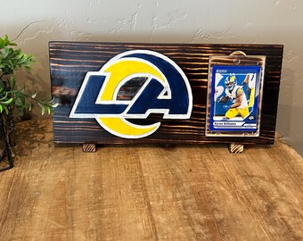LA Rams Sport card display