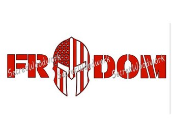 Spartan Freedom Svg / DXF / Png / Jpeg