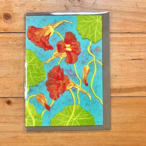 Nasturtium card