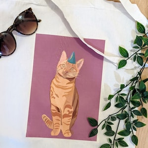 Feest katten shopper / tote bag