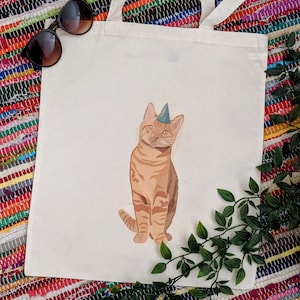 Feest katten shopper / tote bag