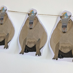 Capybara party Bunting