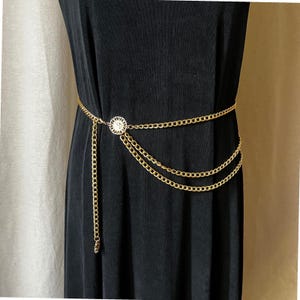Draped Belt Gold - Etsy