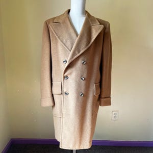 ジャケット・アウター 30s Special Vintage Double Brested Coat Size 36/38 Vintage 1930s 4x2 Patch Pocket Belt Back Double