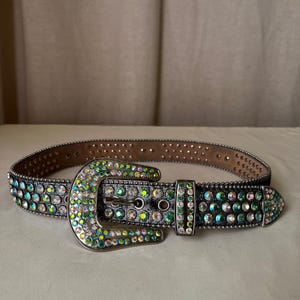 Rhinestone Skull Belt - Etsy display picture 1