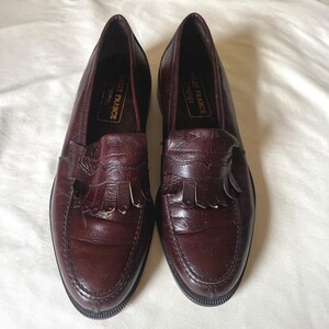 Vintage Bally monogram suede loafer burgundy men’s sz 8 BALLY SUISSE CLUB BURGANDY OR WINE COLOR 8 1/2E SHOES LOAFER  main image 3