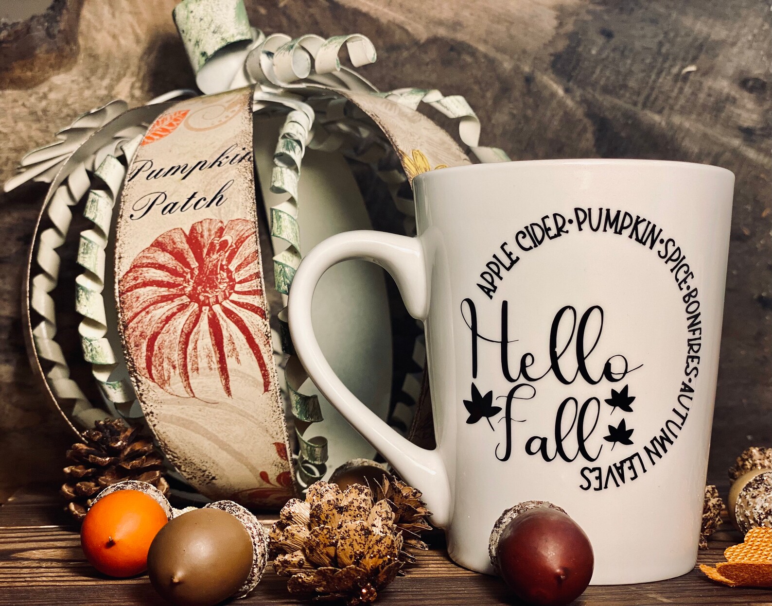 Hello Fall Coffee Mug/Autumn Coffee Mug Etsy