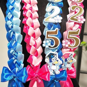 Lei de graduación azul o rosa para niños de 40 pulgadas