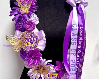 Lei de croquetas de graduación personalizado