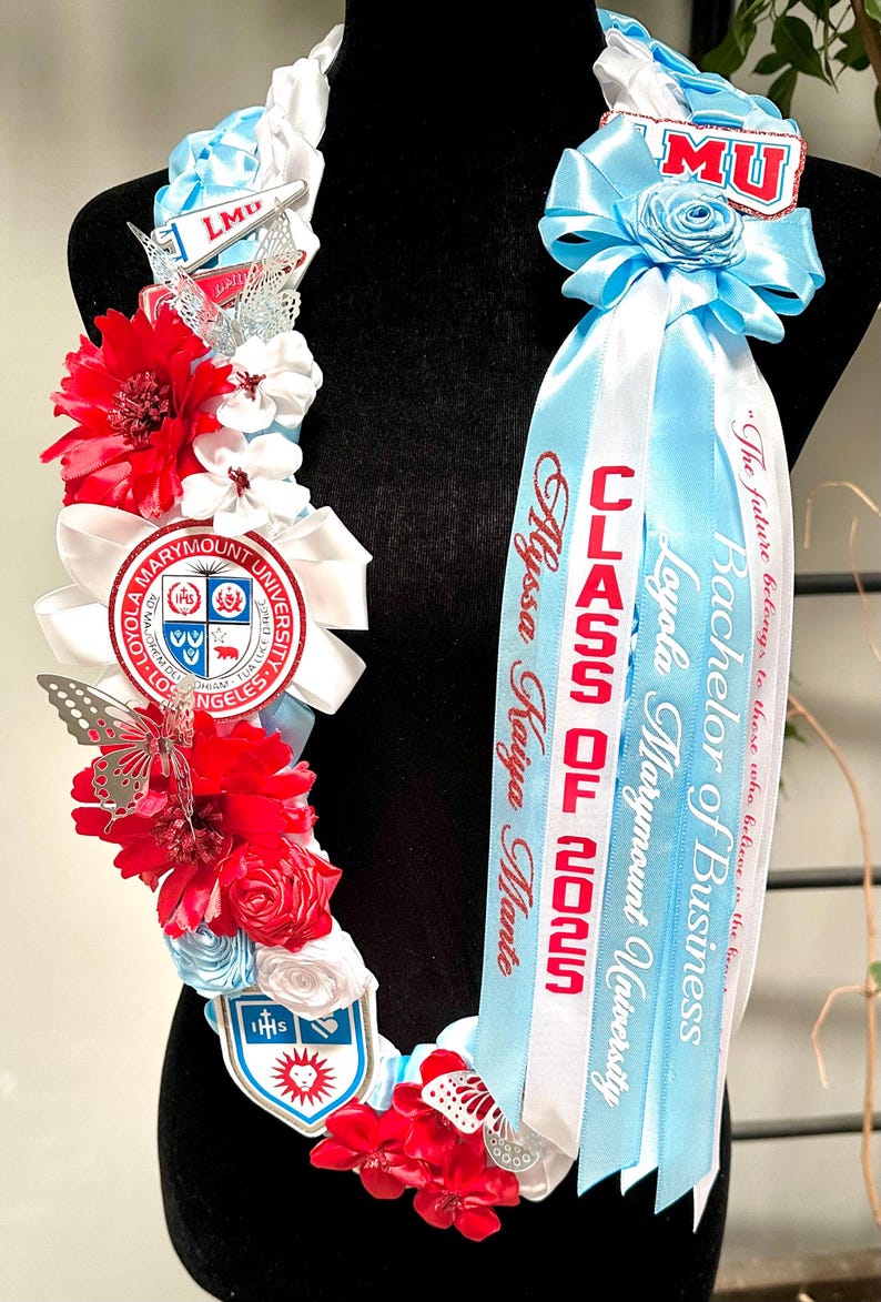 Custom Grad Fanfare Lei - Etsy