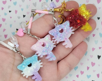 Magical keys ~ handmade OOAK Resin Keychain ~ Very Cute Accessory