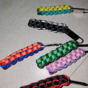 Paracord Zipper Pulls
