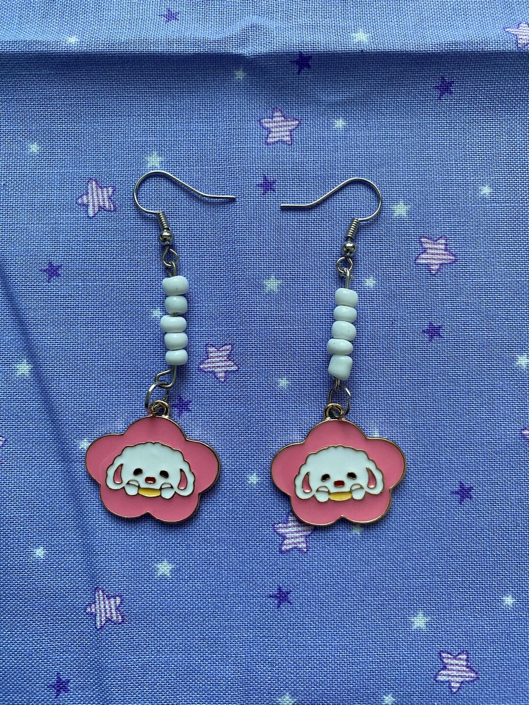 Doggy Earrings / Kawaii Earrings / Dangle Earrings Etsy
