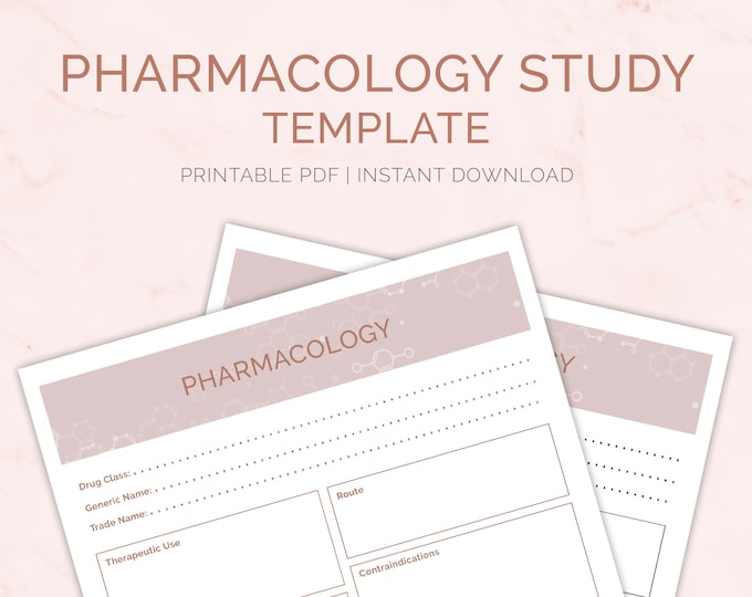 Med Surg Study Template | Patho Nursing Notes Template | Concept Map ...