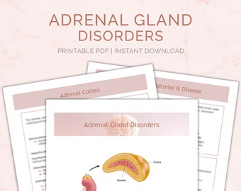 Adrenal Gland Disorders Nursing Notes | Study Guide | Cushing's | Addison's Disease | Pheochromocytoma | Cushings vs Addisons | Med Surg