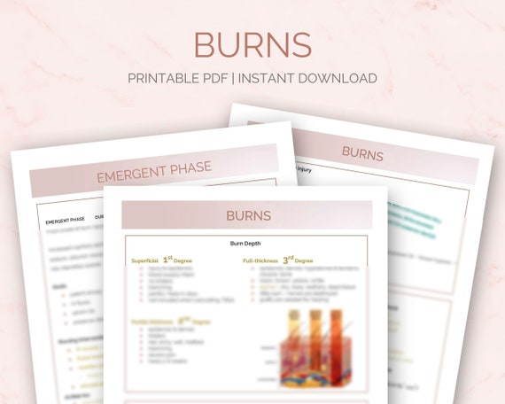 Nurse's Study Guide To Burns, PDF, Burn