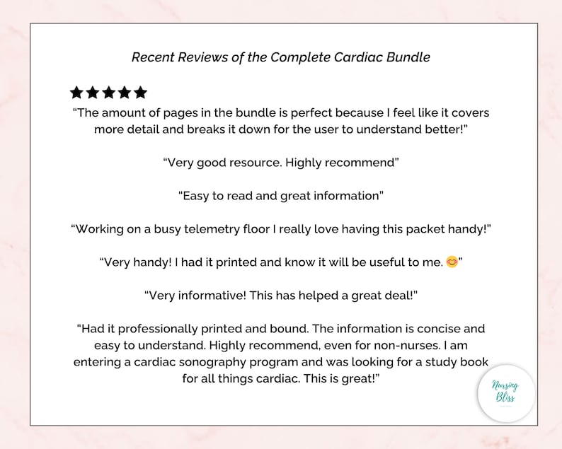 Cardiac Bundle Study Guide for Med Surg | Including Pharmacology and ...