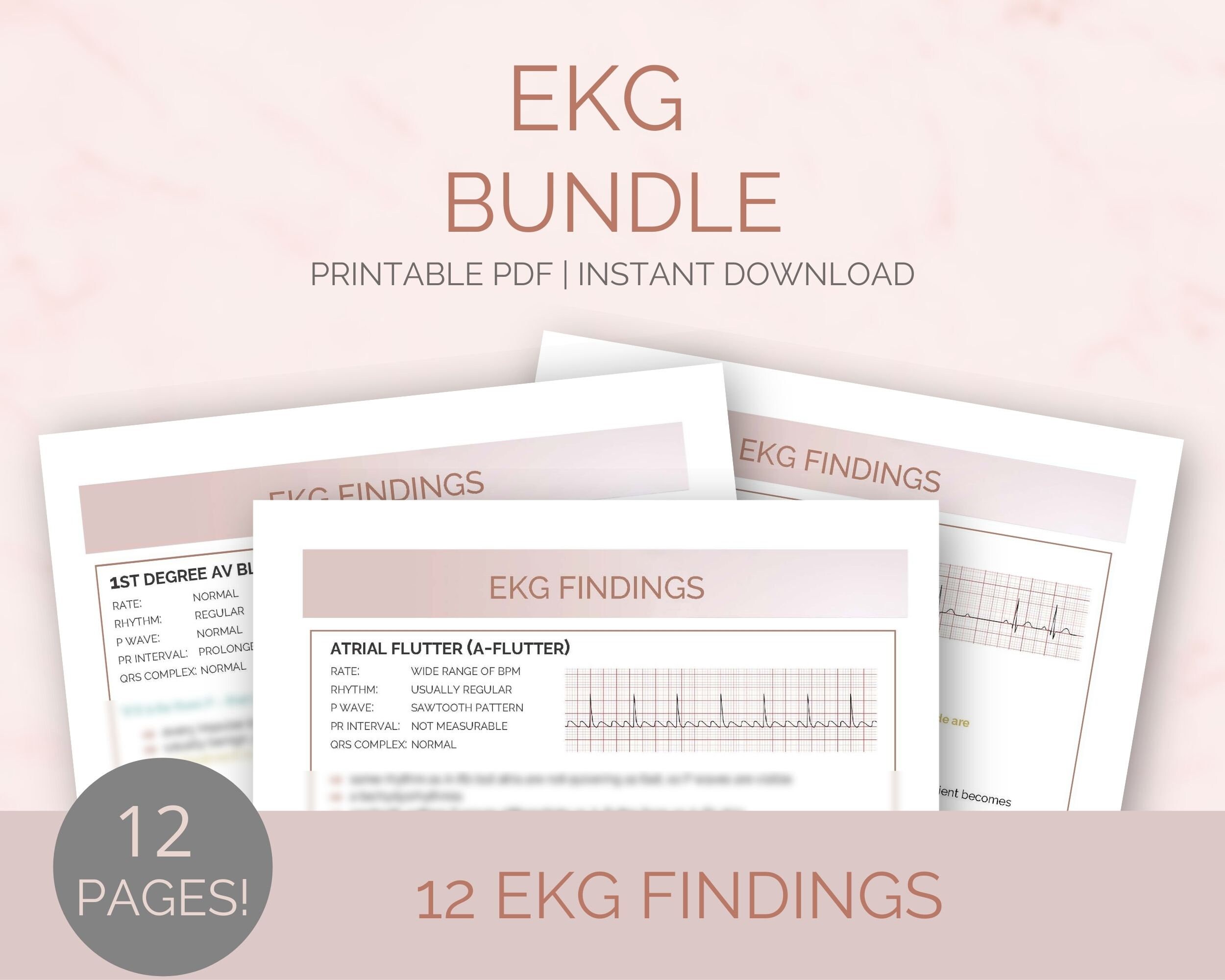 Cardiac Bundle Study Guide for Med Surg | Including Pharmacology and ...