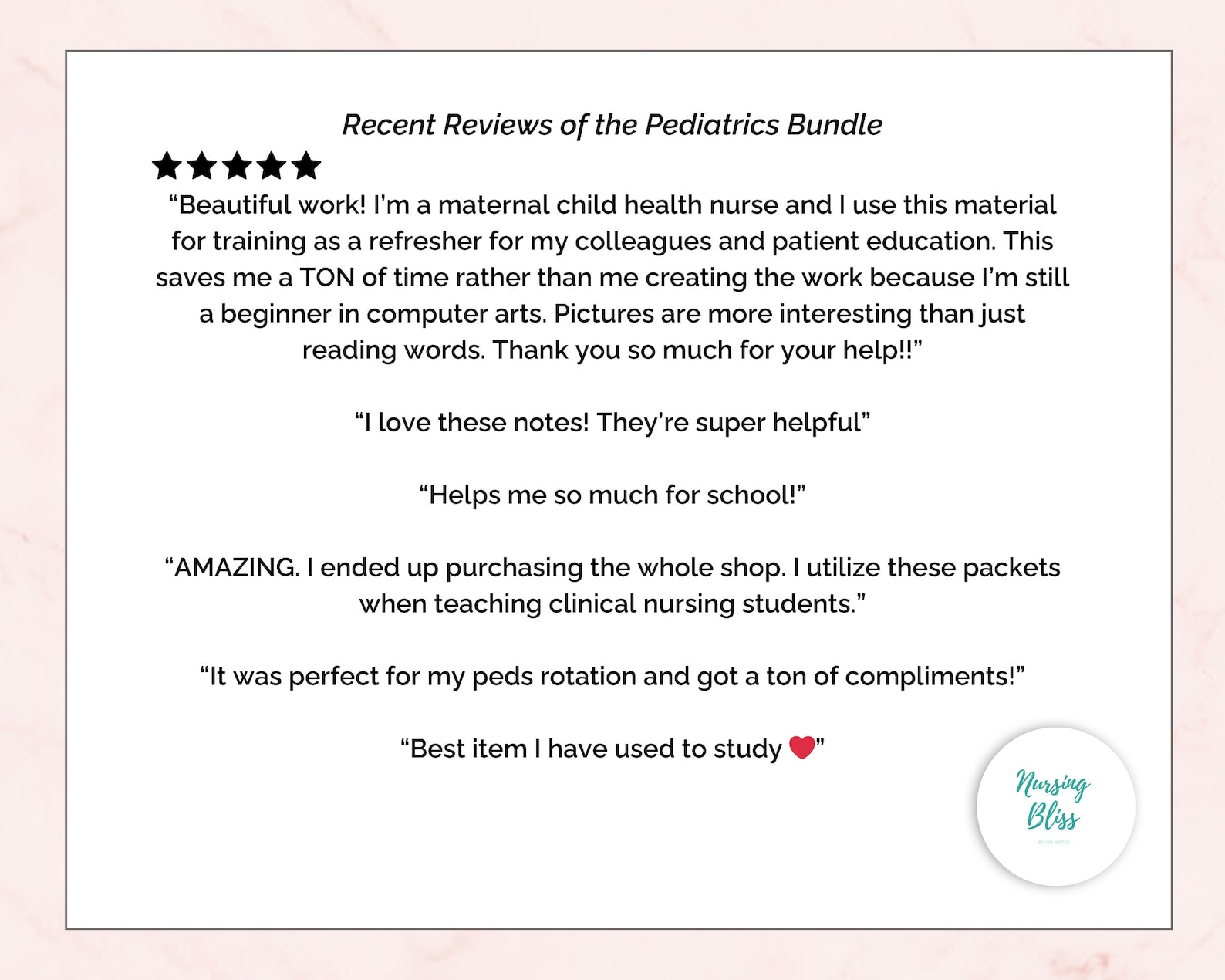 Pediatrics Study Guide Bundle | Nursing Student Notes | 87 Pages | PDF ...