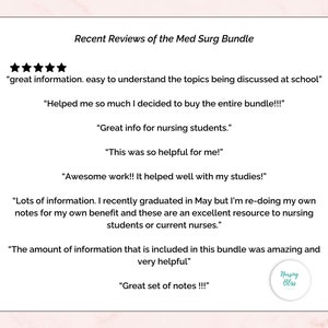 Med Surg Study Guide Bundle Nursing Notes | 280 Pages Ekgs Ecgs, Shock ...