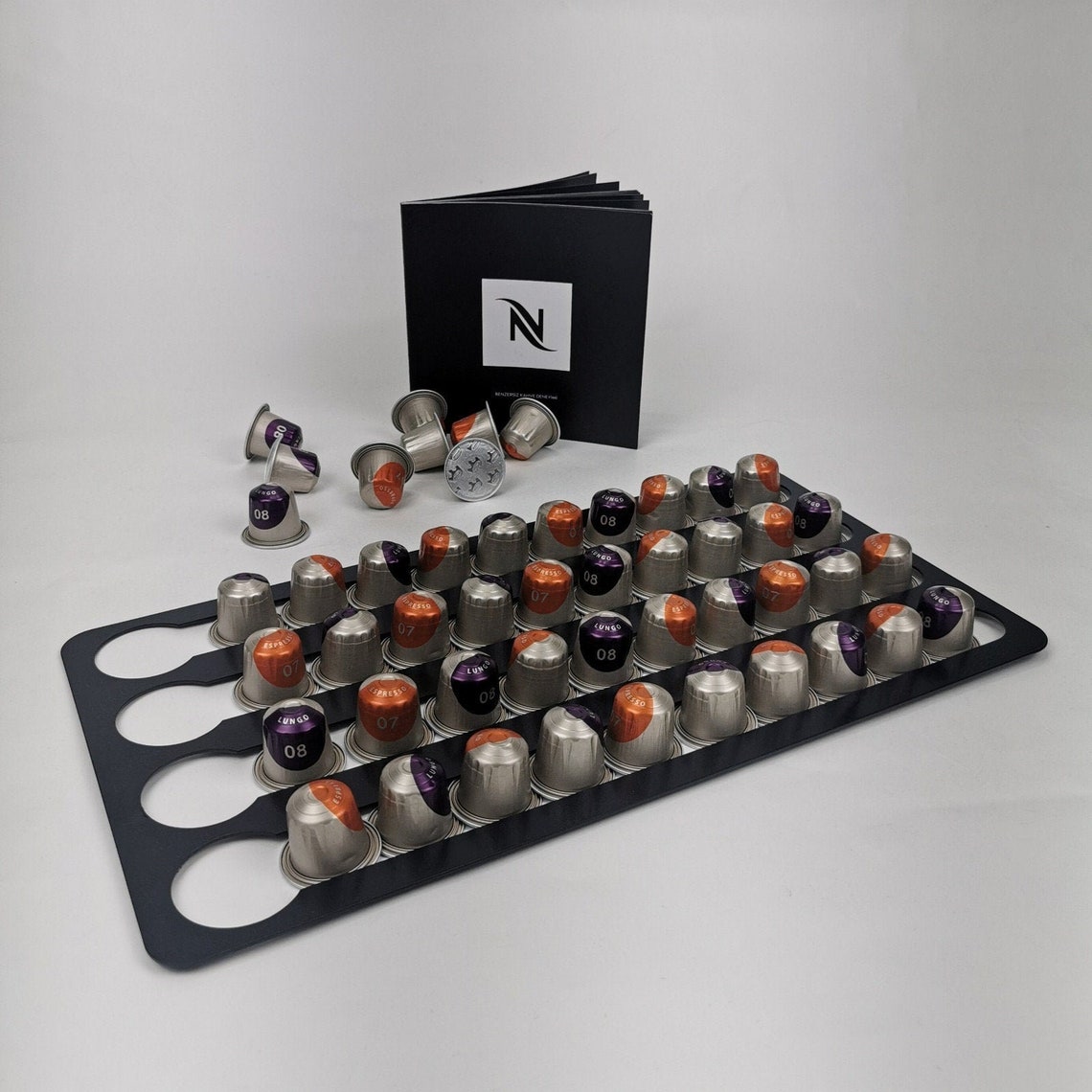 Nespresso Coffee Capsule Metal Holder 40 Capsules Coffee