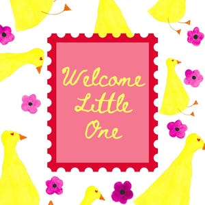 Newborn Baby Card | Printable | Instant Download