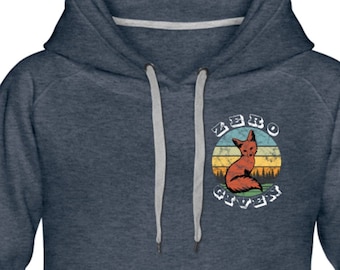 Zero Fox Given Felpa con cappuccio da donna, felpa con cappuccio volpe carina, regalo amante della volpe, regalo amante della fauna selvatica, felpa volpe divertente, felpa con cappuccio volpe divertente, volpe regalo di Pasqua