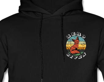 Zero Fox Given Hoodie Unisex, funny fox hoodie, fox gifts for women, fox lover gift, zero fox hoodie, zero fox given sweatshirt, fox sweater