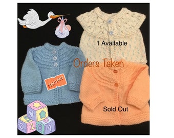 Premature Baby Cardigans