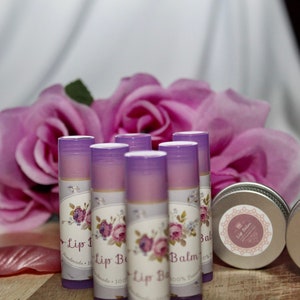 LAVENDER Homemade natural chapsticks/ Homemade Chapsticks,   chapstick in tube, for chapped lips, dry lips, 100% natural