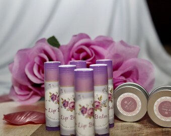 LAVENDER Homemade natural chapsticks/ Homemade Chapsticks,   chapstick in tube, for chapped lips, dry lips, 100% natural