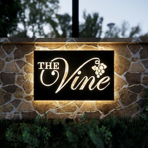Custom Business Light Box Sign,Backlit Light Box,Wall logo sign,Business Bign,Metal Custom Business Name Plate,Outdoor Sign,LED Logo Sign
