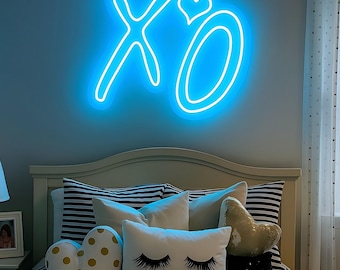 XO Neon Sign, Custom Room Neon Decor, Led Sign Custom Home Decor, Neon Light Sign Wall Art, Neon Wedding Sign Personalized Gifts