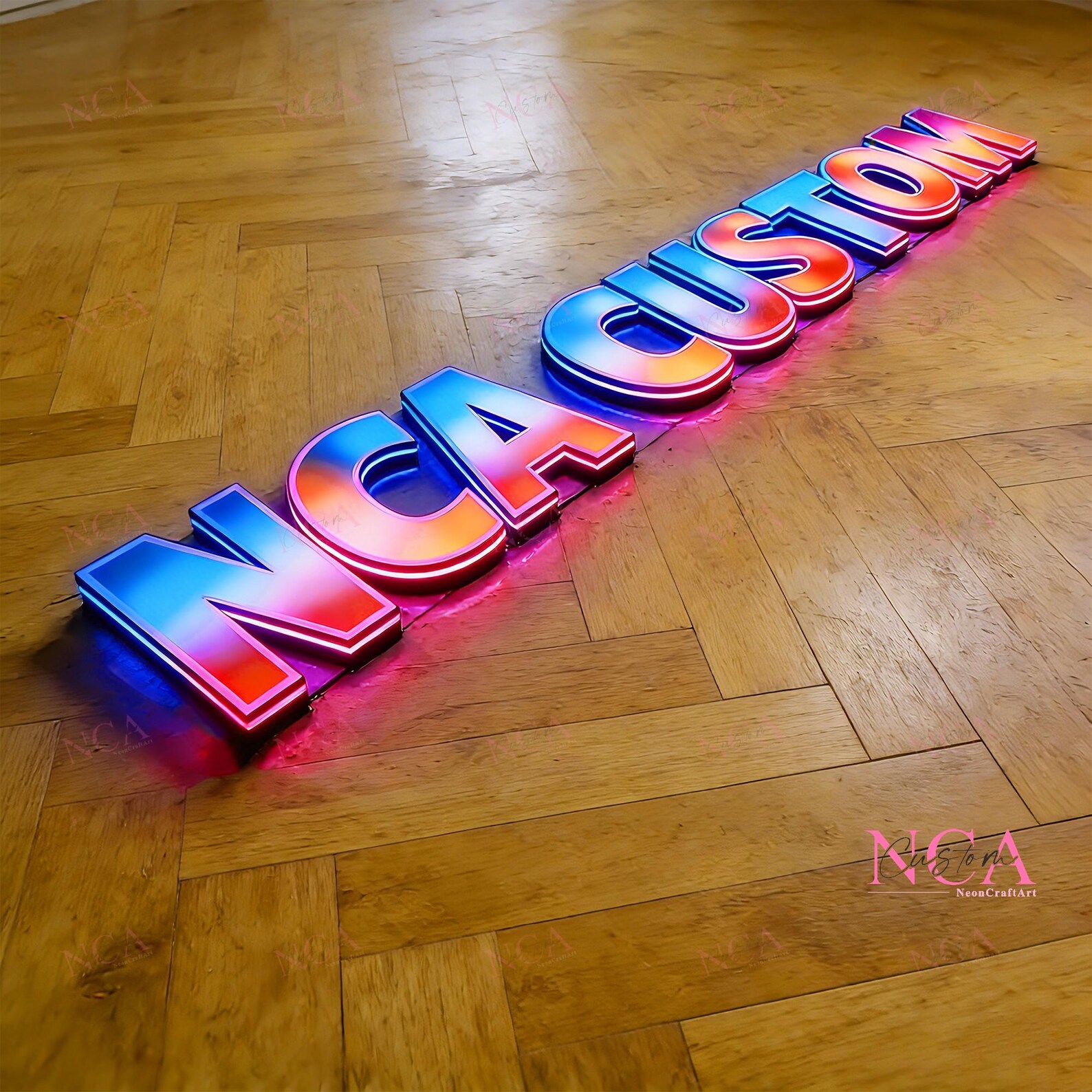 RGB Light up Letter Sign | Custom Color Changing Waterproof Led ...