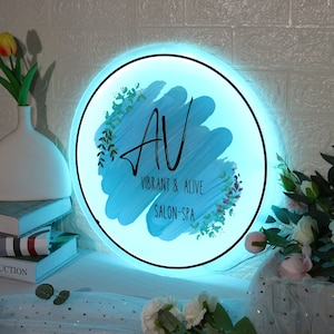 Logo aziendale personalizzato / Insegna al neon a LED / Arte della parete 3D / Insegna con logo in acrilico / Decorazione da parete con insegna al neon / Insegna aziendale in oro / Insegna a LED per affari